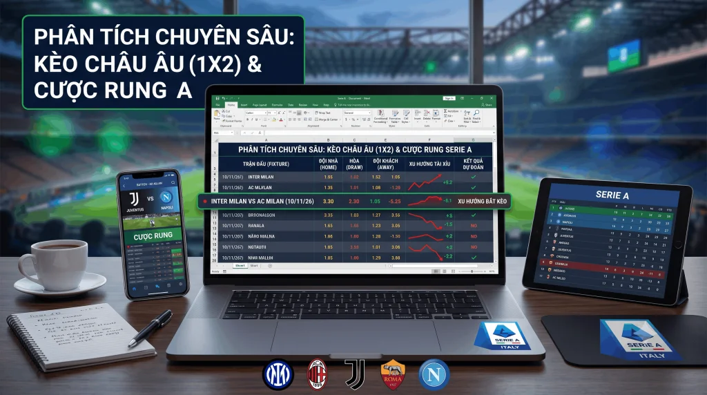 kèo châu âu và cược rung